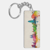 バルセロナスペインのスカイライン キーホルダー (正面左)