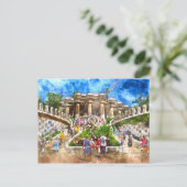 バルセロナスペインのパルクグエル ポストカード (スタンド正面)