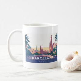 バルセロナスペインカテドラルオブバルセロナトラベル コーヒーマグカップ