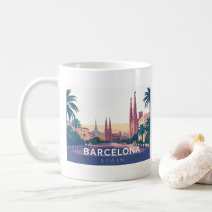 バルセロナスペインカテドラルオブバルセロナトラベル コーヒーマグカップ