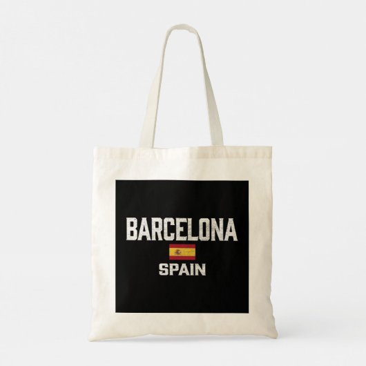 バルセロナスペインジャージーバルセロナエスパーナヴィンテージソ トートバッグ (裏面)