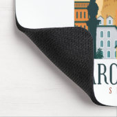 バルセロナスペインスカイラインマウスパッド マウスパッド (コーナー)