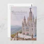 バルセロナスペインテンプルエクスペアトリデルサグラットコル ポストカード (正面/裏面)