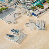 バルセロナスペインビューティフルシティビュー ジグソーパズル (側面)