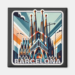 バルセロナスペインラサグラダファミリア マグネット