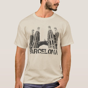 バルセロナスペインラサグラダファミリア Tシャツ