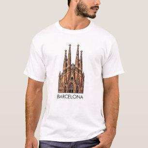 バルセロナスペインラサグラダファミリア Tシャツ