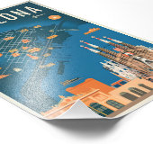 バルセロナスペインヴィンテージ フォトプリント            (角)