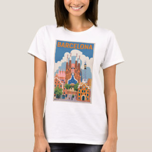 バルセロナスペインヴィンテージ Tシャツ