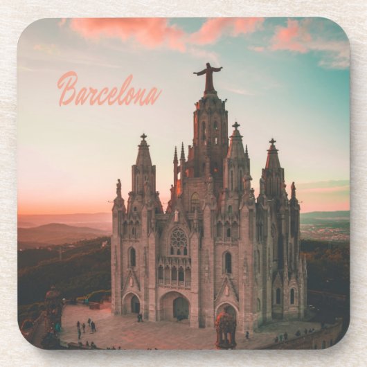 バルセロナスペイン教会 コースター (正面)