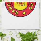 バルセロナスペイン キッチンタオル (折り畳み)