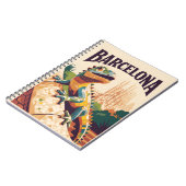 バルセロナスペイン ノートブック (左側)