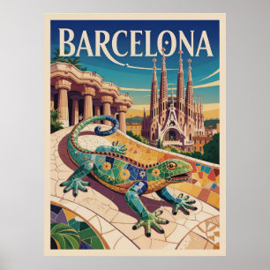 バルセロナスペイン ポスター
