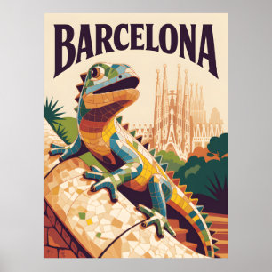 バルセロナスペイン ポスター
