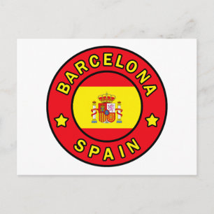 バルセロナスペイン ポストカード
