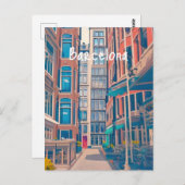 バルセロナスペイン ポストカード (正面/裏面)