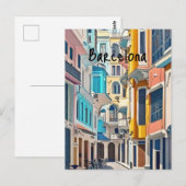 バルセロナスペイン ポストカード (正面/裏面)