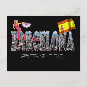 バルセロナスペイン ポストカード