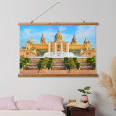 バルセロナスペイン 吊り下げ型タペストリー (寝室)