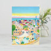 バルセロナスペイン 招待状 (スタンド正面)