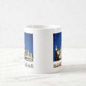 バルセロナスペインGaudi Park Guell写真 コーヒーマグカップ (中央)