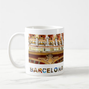 バルセロナスペインPalau de la Musica Catalana写真 コーヒーマグカップ