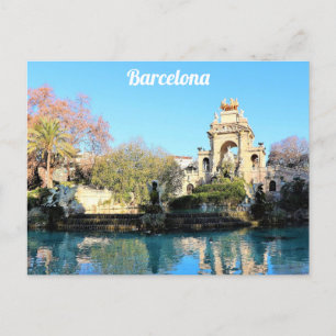 バルセロナスペインParc de la Ciutadellaトラベルフォト ポストカード