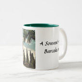 バルセロナスーベニアマグ ツートーンマグカップ (正面右)