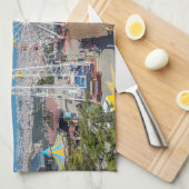 バルセロナティビダボビュー茶タオル キッチンタオル