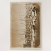 バルセロナハーバーの帆船 – 20x30 - 1014個 ジグソーパズル (縦)