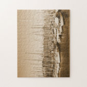 バルセロナハーバー – スペイン – パズル (縦)