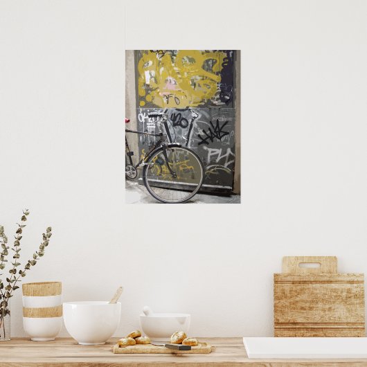 バルセロナバイク ポスター (キッチン)