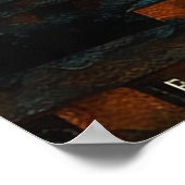 バルセロナバシリカサグラダファミリアスターリーナイト ポスター (角)