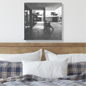 バルセロナパビリオンパース キャンバスプリント (インサイチュ (寝室))