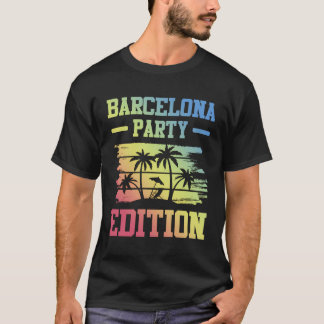 バルセロナパーティーエディションバケーションクルー Tシャツ