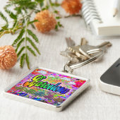 バルセロナビスタキ表現ーチェイン キーホルダー (側面)