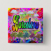 バルセロナビスタボ表現タン 缶バッジ (正面)