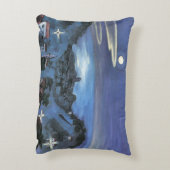 バルセロナビューオブシティアットナイトバイウォルター・グラマット アクセントクッション (裏面(縦))