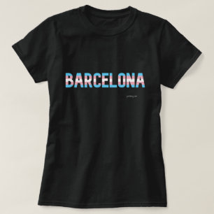 バルセロナプライドトランスジェンダー国旗 Tシャツ