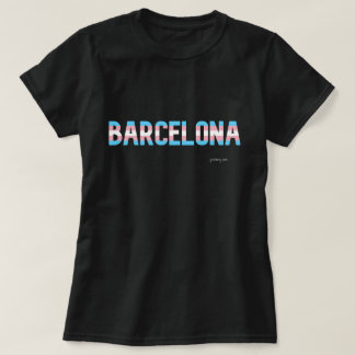 バルセロナプライドトランスジェンダー国旗 Tシャツ