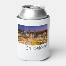 バルセロナプラザデエスパーナカタロニアスペインサンセット 缶クーラー