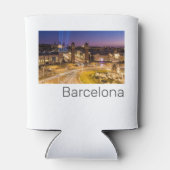 バルセロナプラザデエスパーナカタロニアスペインサンセット 缶クーラー (裏面)