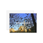 バルセロナポストカード ノートカード (正面/裏面インサイチュ)