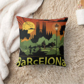 バルセロナポリエステル装飾用クッション16" x 16" クッション (ブランケット)