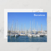 バルセロナポート ポストカード (正面/裏面)
