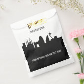 バルセロナランドマークスカスタム文字 フェイバーバッグ (封をした状態)