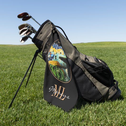 バルセロナリザード&パークグエル,カタロニア/ガウディ ゴルフタオル (グリーン)