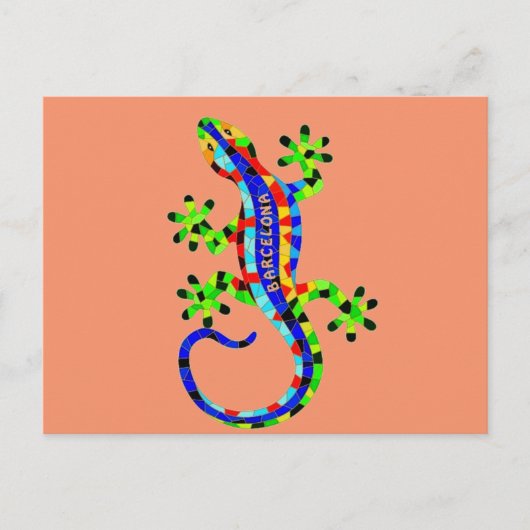 バルセロナリザード ポストカード (正面)