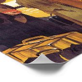 バルセロナヴィンテージ旅行ポスター ポスター (角)