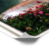 バルセロナ噴水 – カタルーニャ広場 – ポスター (角)